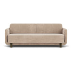 Danny Cream Textured Weave / Dark Walnut