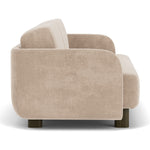 Danny Cream Textured Weave / Dark Walnut