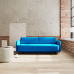 Mark Cobalt Blue Weave / Dark Walnut