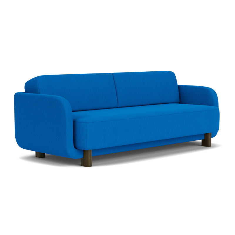 Mark Cobalt Blue Weave / Dark Walnut