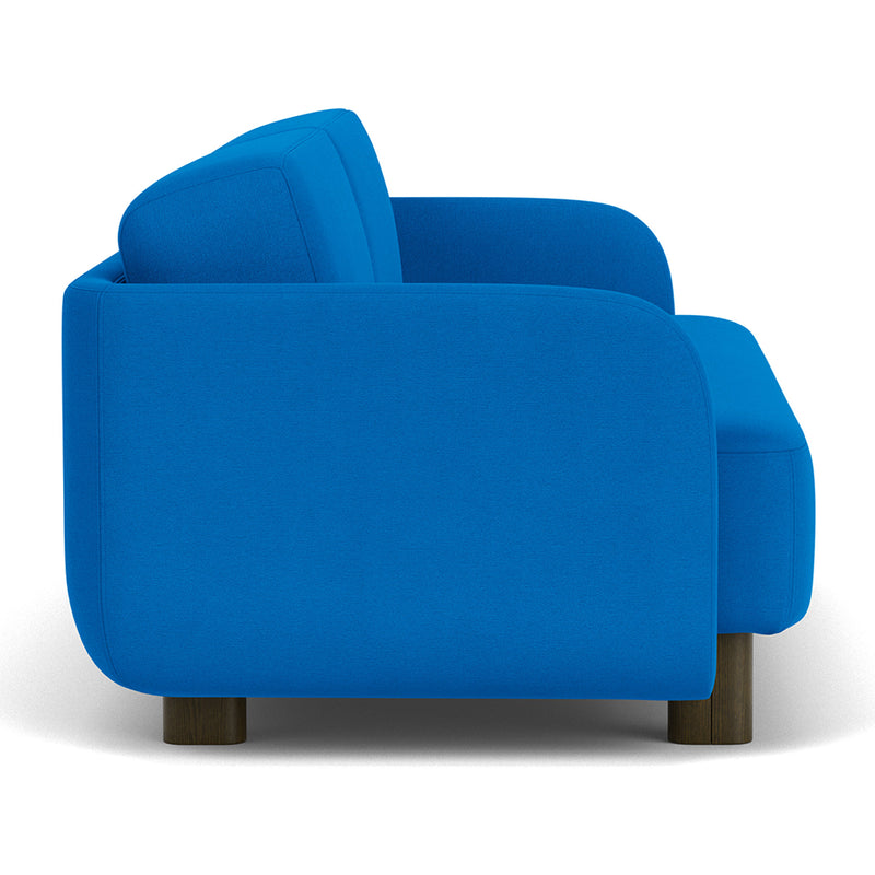 Mark Cobalt Blue Weave / Dark Walnut