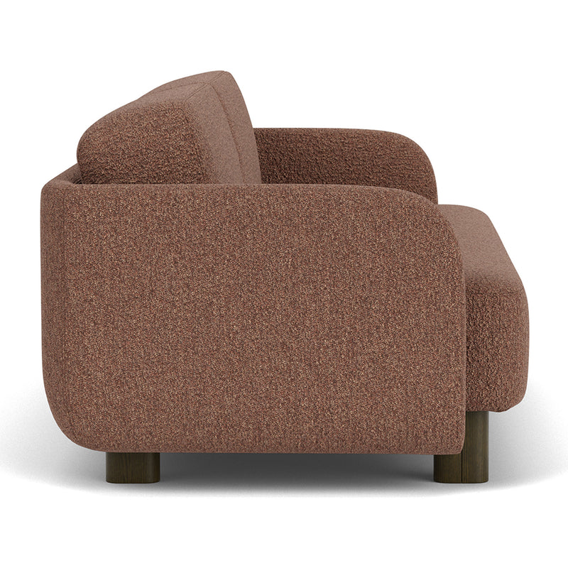 Pebble Rust Boucle / Dark Walnut