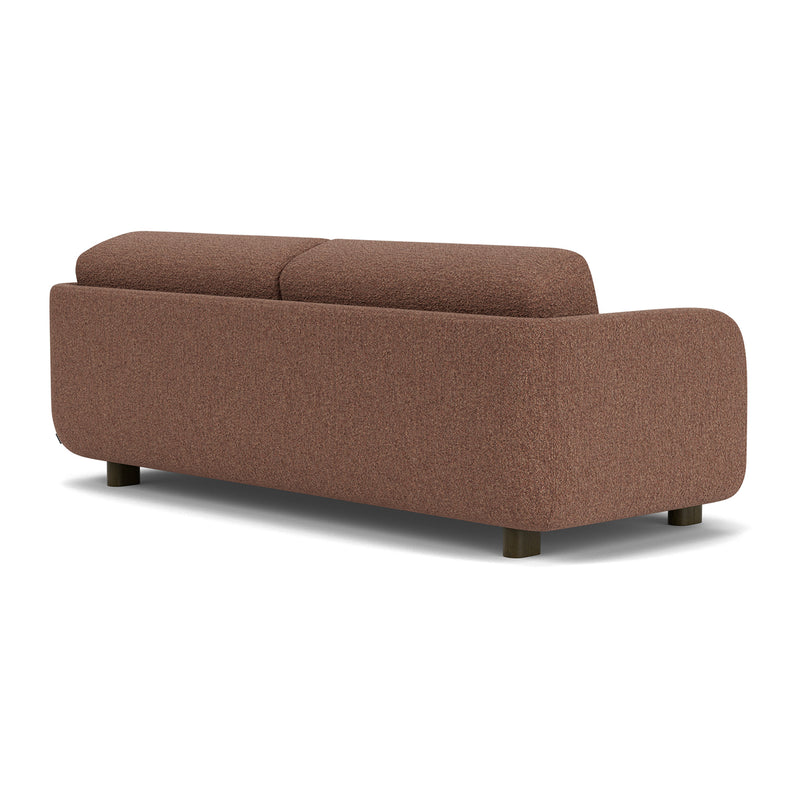 Pebble Rust Boucle / Dark Walnut