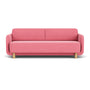 Clara Sofa Bed - Firenze Bubblegum Fabric / Oak