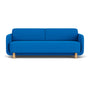 Clara Sofa Bed - Mark Cobalt Blue Weave / Oak