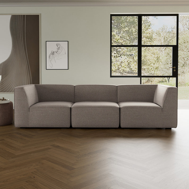Agnes Brown Textured Weave