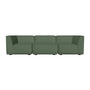 Dane 3 Seater Modular Sofa - Cura Dark Green Weave