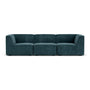 Dane 3 Seater Modular Sofa - Danny Dust Blue Textured Weave