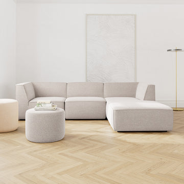 Agnes Brown Textured Weave