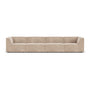 Dane 4 Seater Modular Sofa - Danny Cream Textured Weave