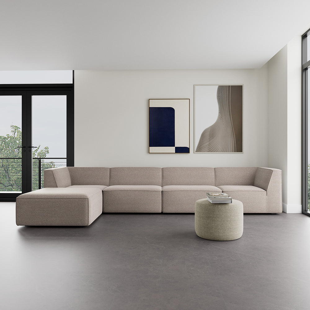 Agnes Brown Textured Weave