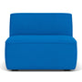 Dane 1 Seater Modular Piece (Armless) - Mark Cobalt Blue Weave