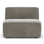 Dane 1 Seater Modular Piece (Armless) - Planet Grey Green Fabric