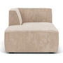 Dane 1 Seater Left Chaise Modular Sofa - Danny Cream Textured Weave