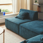 Danny Dust Blue Textured Weave