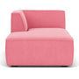 Dane 1 Seater Left Chaise Modular Sofa - Firenze Bubblegum Fabric
