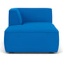 Dane 1 Seater Left Chaise Modular Sofa - Mark Cobalt Blue Weave