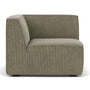 Dane 1 Seater Left Corner Modular Sofa - Free Sage Velvet Cord