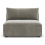 Daphne 1 Seater Modular Piece (Armless) - Planet Grey Green Fabric