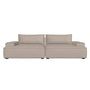 Daphne 2 Seater Modular Sofa - Agnes Brown Textured Weave