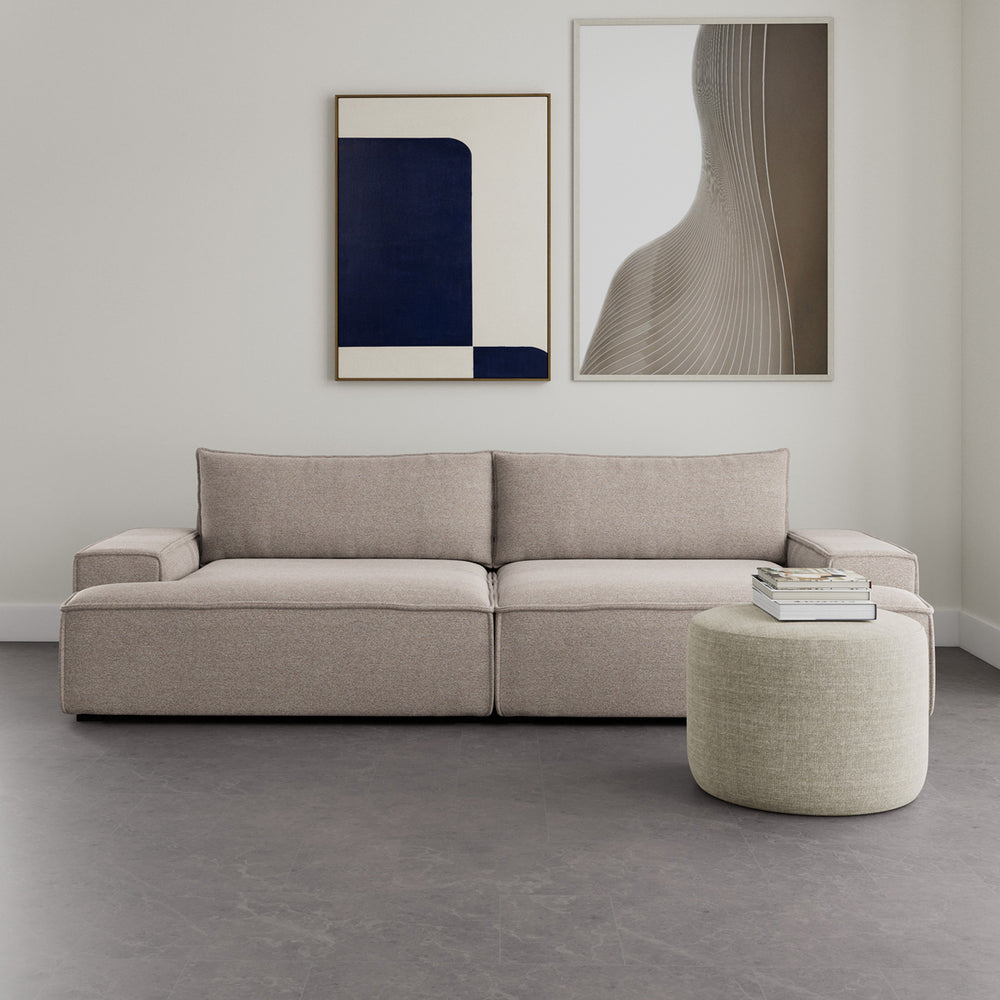 Agnes Brown Textured Weave