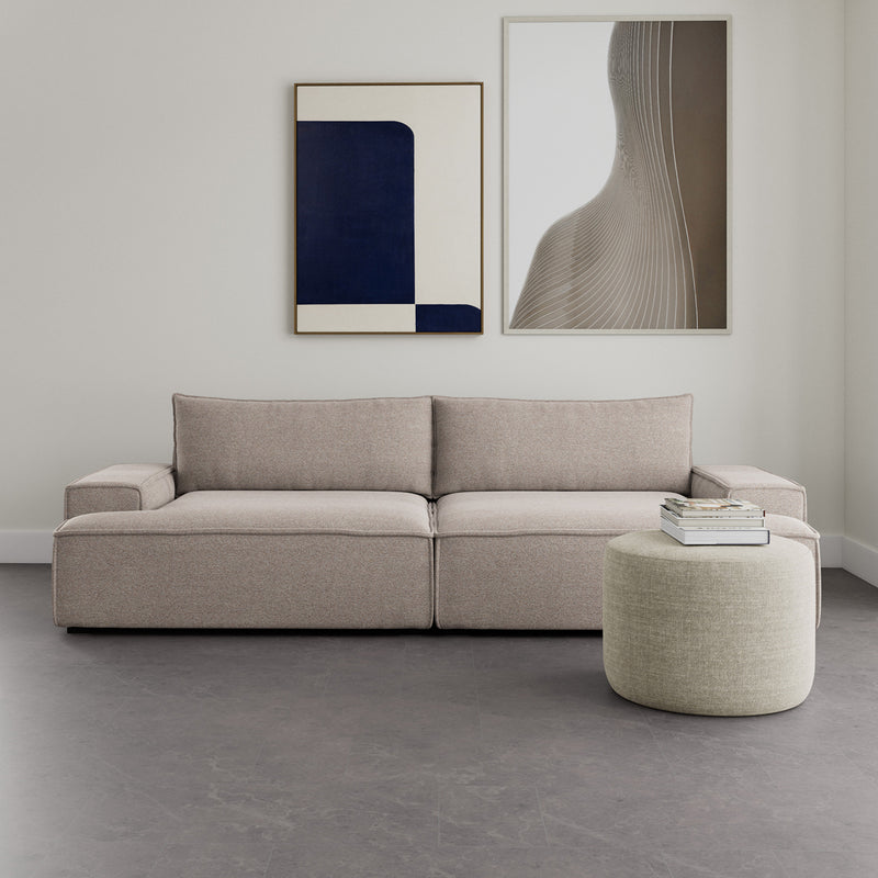 Agnes Brown Textured Weave