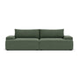 Daphne 2 Seater Modular Sofa - Cura Dark Green Weave