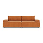 Daphne 2 Seater Modular Sofa - Danny Amber Textured Weave