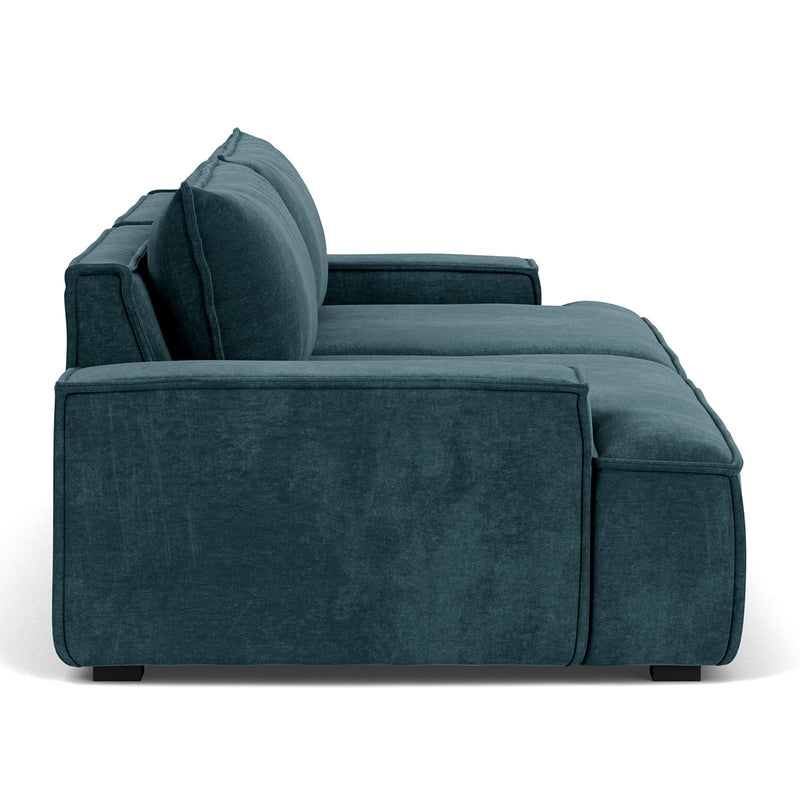 Danny Dust Blue Textured Weave