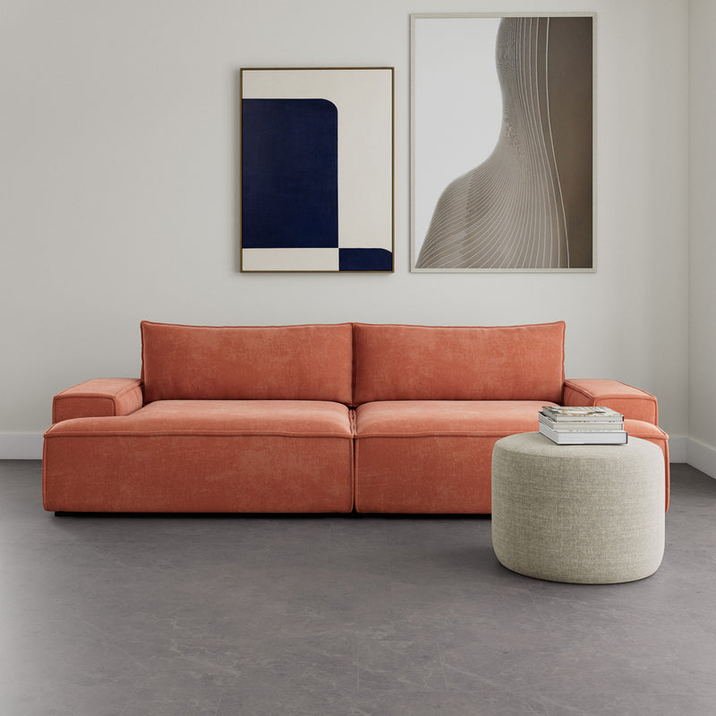 Danny Dusty Rose Textured Weave