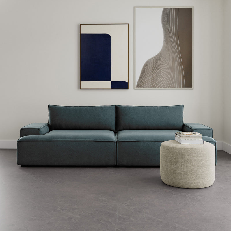 Forest Dust Blue Fabric