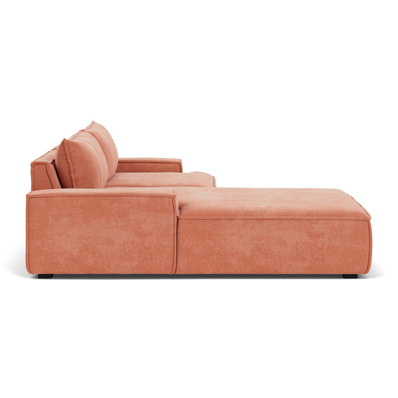 Danny Dusty Rose Textured Weave