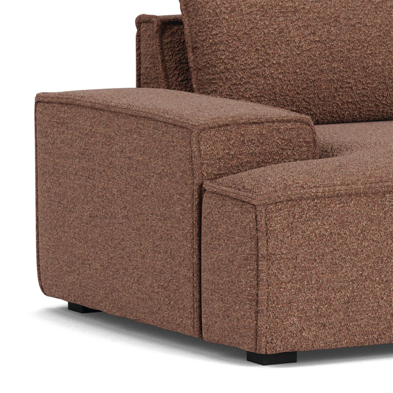 Daphne 2 Seater Right Chaise Modular Sofa