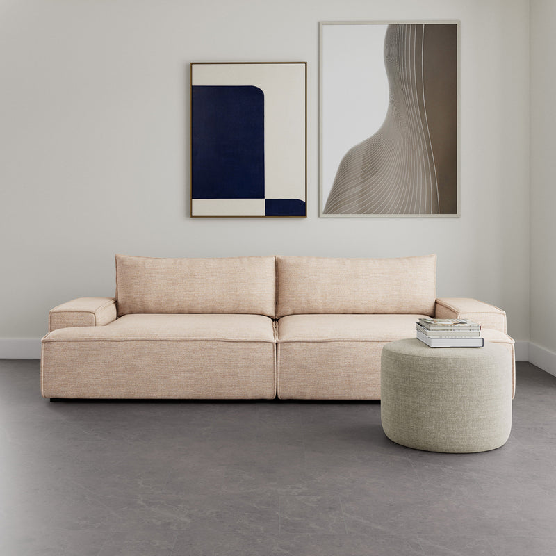 Vega Cream Textured Weave