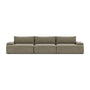 Daphne 3 Seater Modular Sofa - Free Sage Velvet Cord