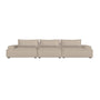Daphne 3 Seater Modular Sofa - Mark Sand Weave