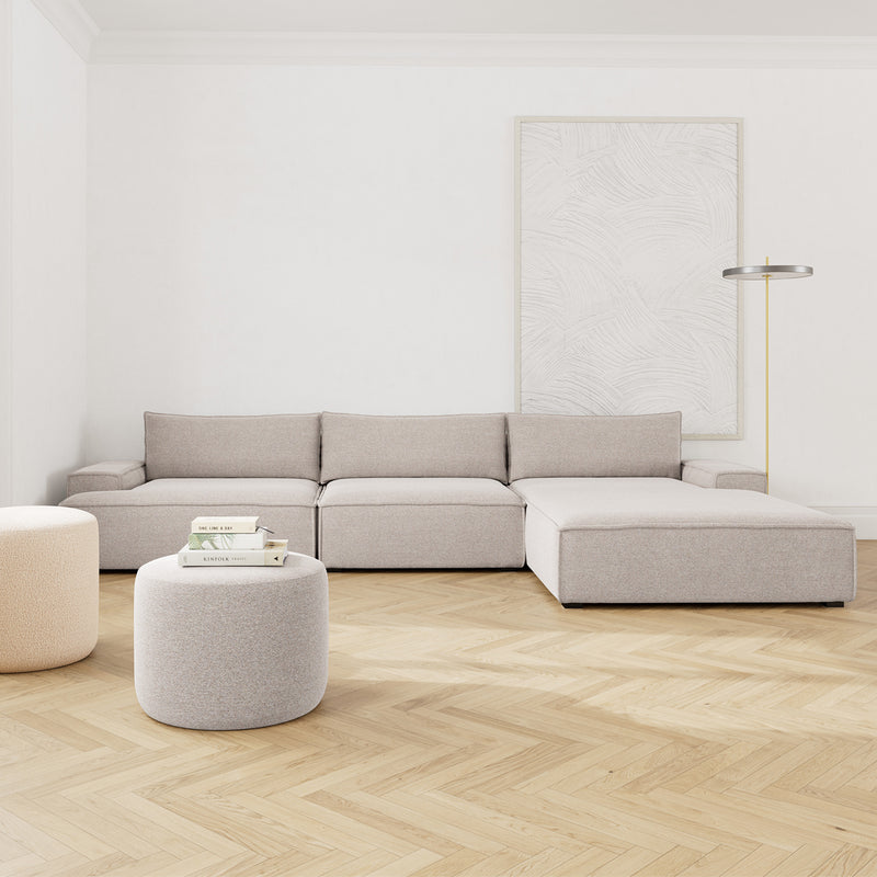 Agnes Brown Textured Weave