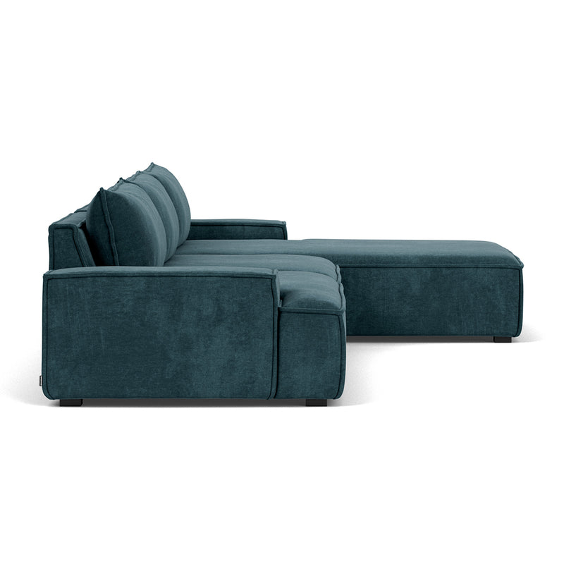 Danny Dust Blue Textured Weave