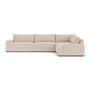 Daphne 4 Seater Modular Right Corner Sofa - Pasha Dune Boucle