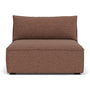 Daphne 1 Seater Modular Piece (Armless) - Pebble Rust Boucle