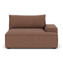 Daphne 1 Seater Right Arm Modular Sofa - Pebble Rust Boucle