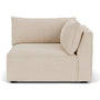 Daphne 1 Seater Right Corner Modular Sofa - Pasha Dune Boucle