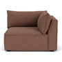 Daphne 1 Seater Right Corner Modular Sofa - Pebble Rust Boucle