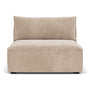 Daphne 1 Seater Modular Piece (Armless) - Danny Cream Textured Weave