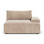 Daphne 1 Seater Right Arm Modular Sofa - Danny Cream Textured Weave