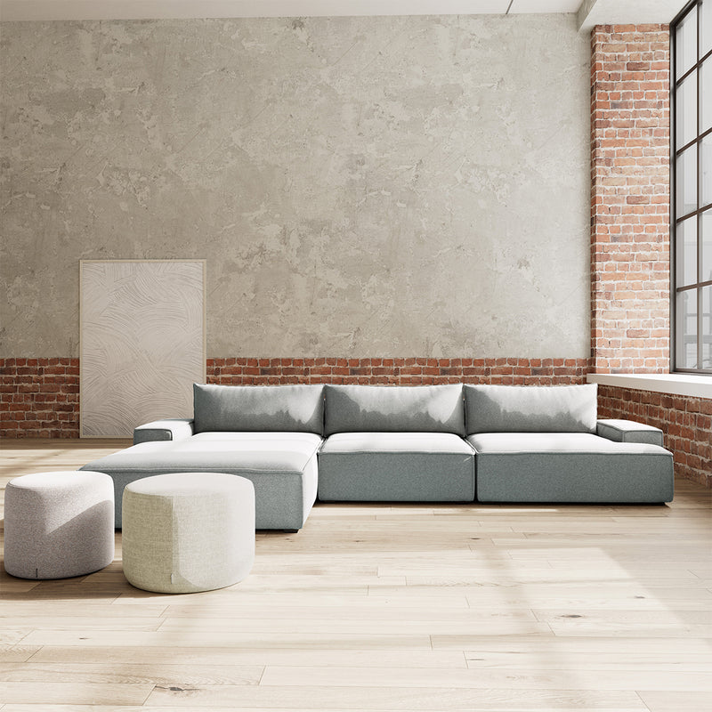 Elliot Light Grey Fabric