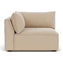 Daphne 1 Seater Left Corner Modular Sofa - Form Cream Fabric