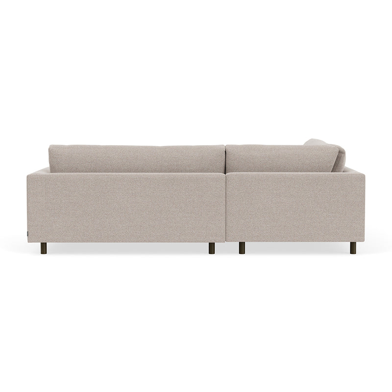 Agnes Brown Textured Weave / Dark Walnut