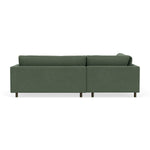 Cura Dark Green Weave / Dark Walnut