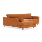 Danny Amber Textured Weave / Dark Walnut